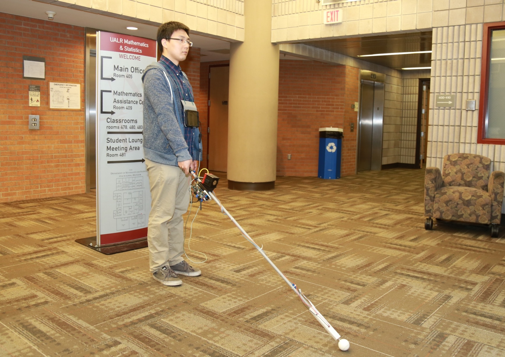 a co-robotic cane